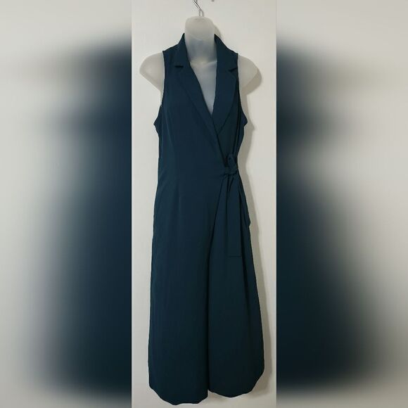 Anthropologie Maeve Seymour Tie Waist Jumpsuit Size 8P - Picture 4 of 7